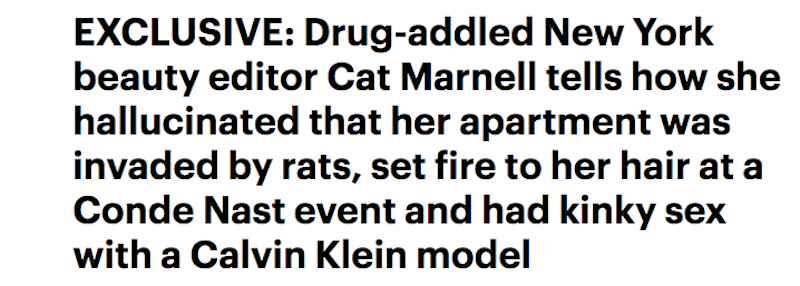 Illustration for article titled Cat Marnell Is Back Again, Again
